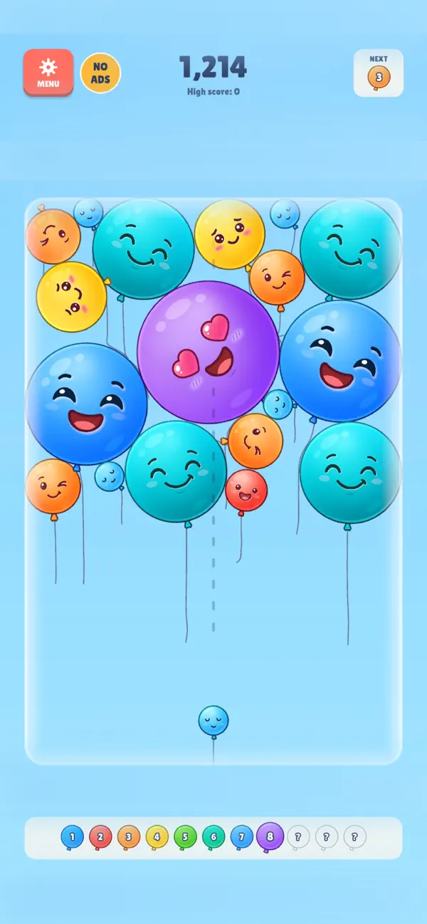Merge Balloon: Sky Puzzle