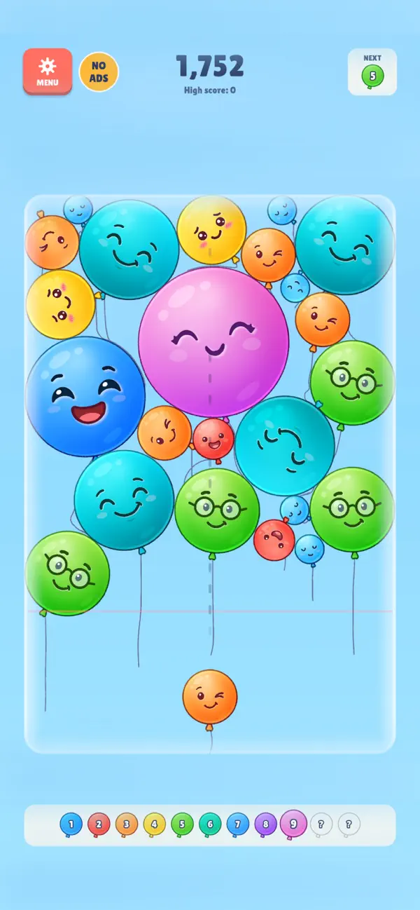 Merge Balloon: Sky Puzzle