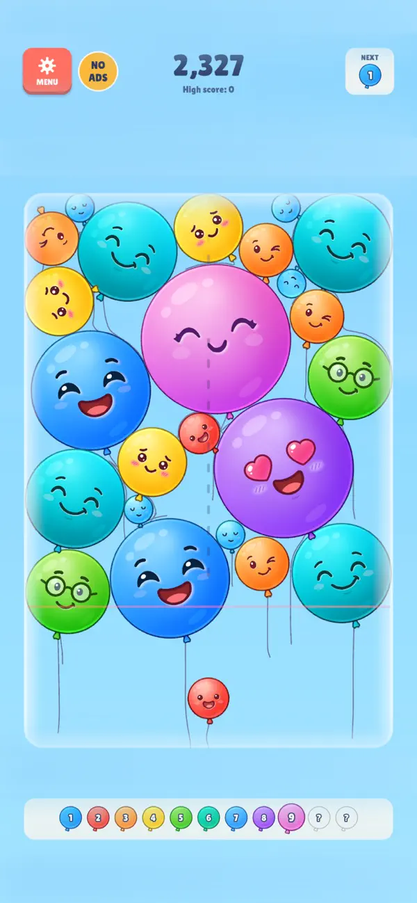 Merge Balloon: Sky Puzzle