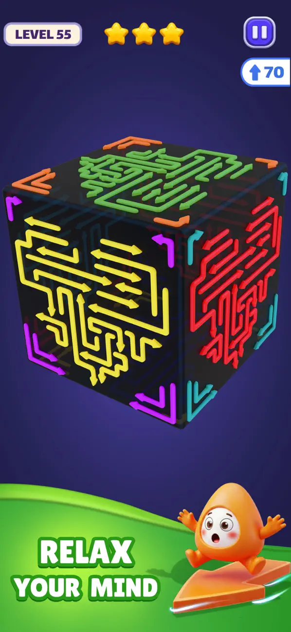 Arrow 3D Cube: Tap Away