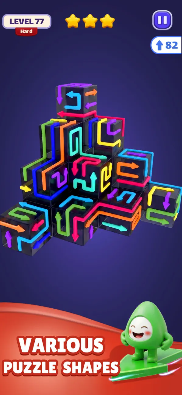Arrow 3D Cube: Tap Away