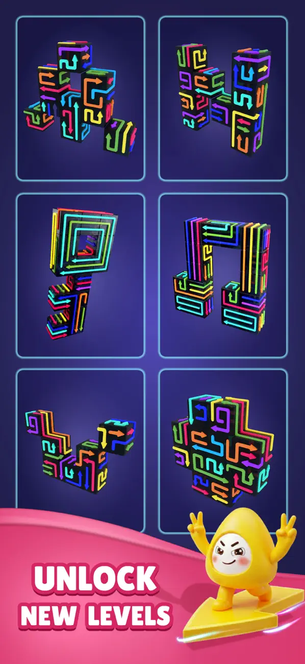 Arrow 3D Cube: Tap Away