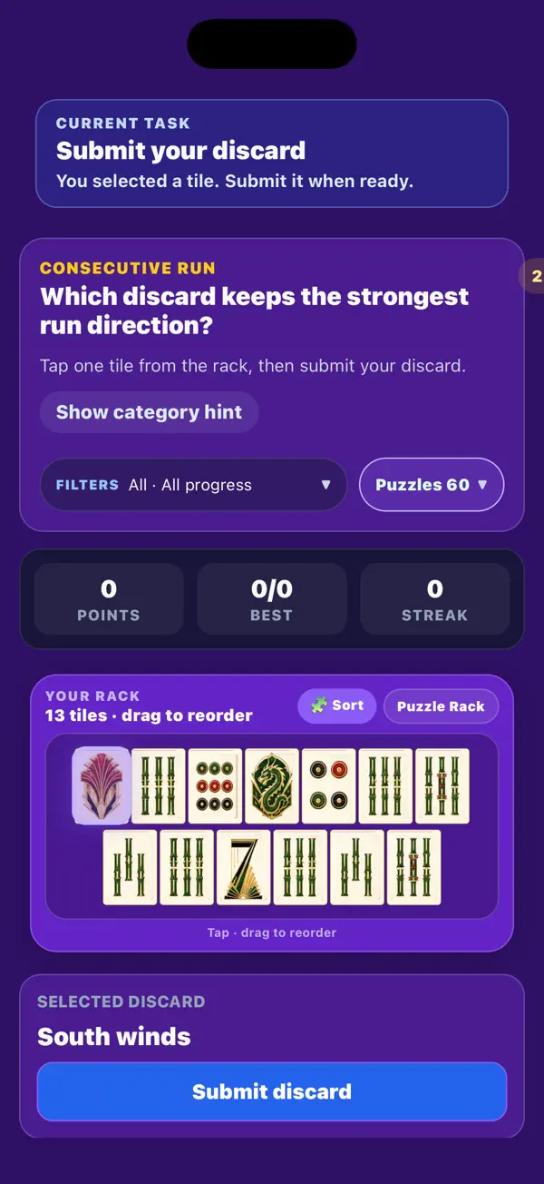 Tile & Rack: Smart Mahjong