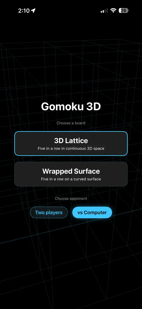 3D Gomoku
