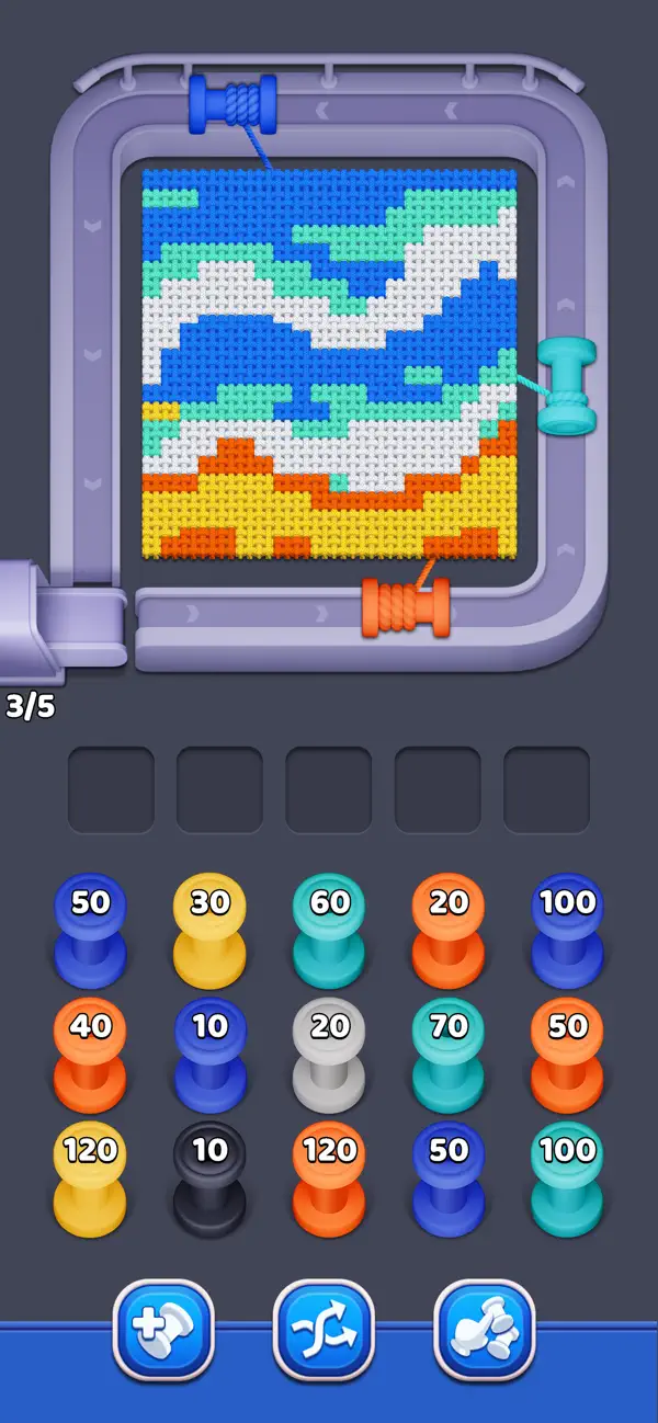 Pixel Yarn: Sort Puzzle