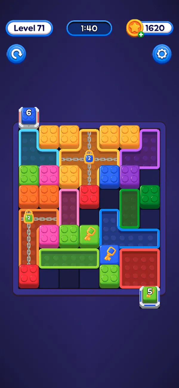 Brick Drop: Color Block Puzzle