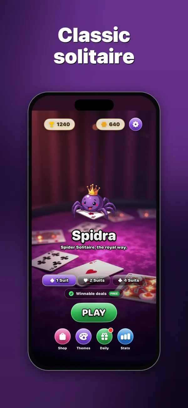 Spider Solitaire: Spidra