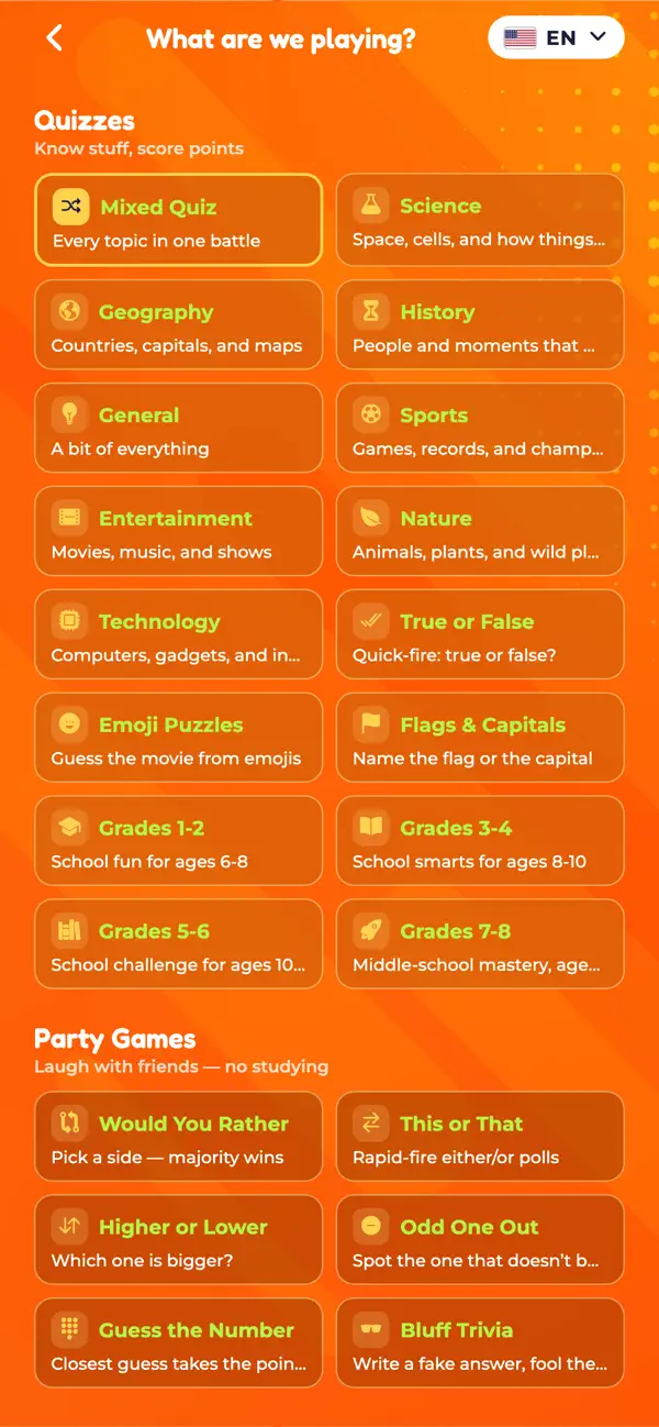 QuizRiots: Live Party Quizzes