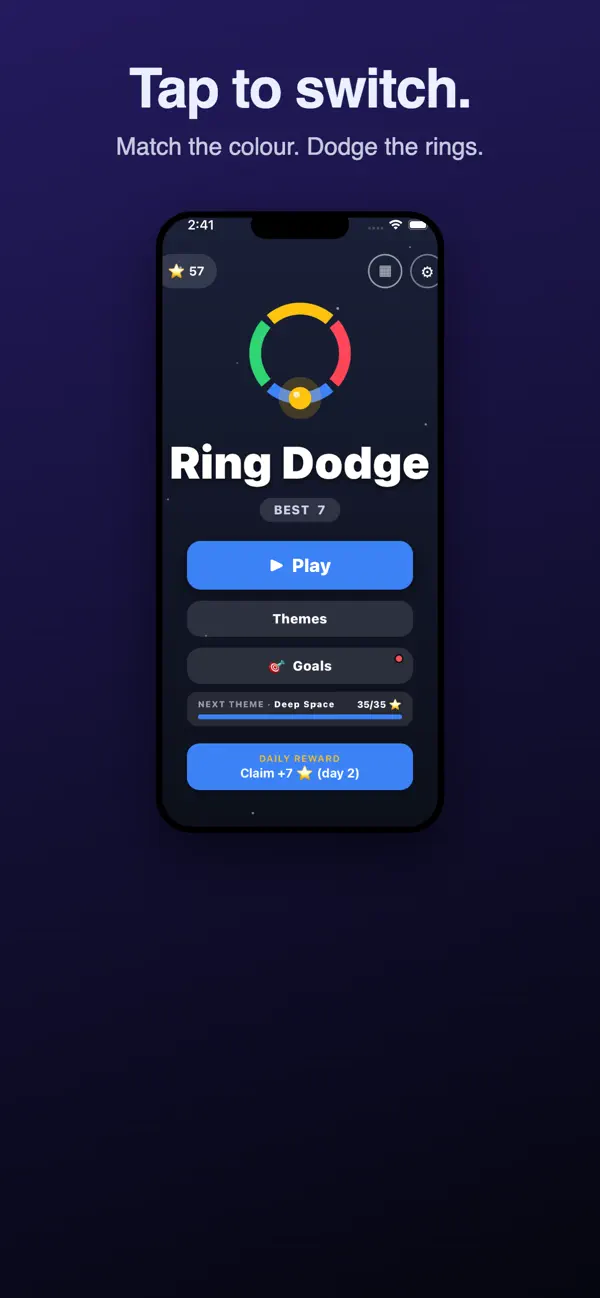 Ring Dodge: Neon Rush
