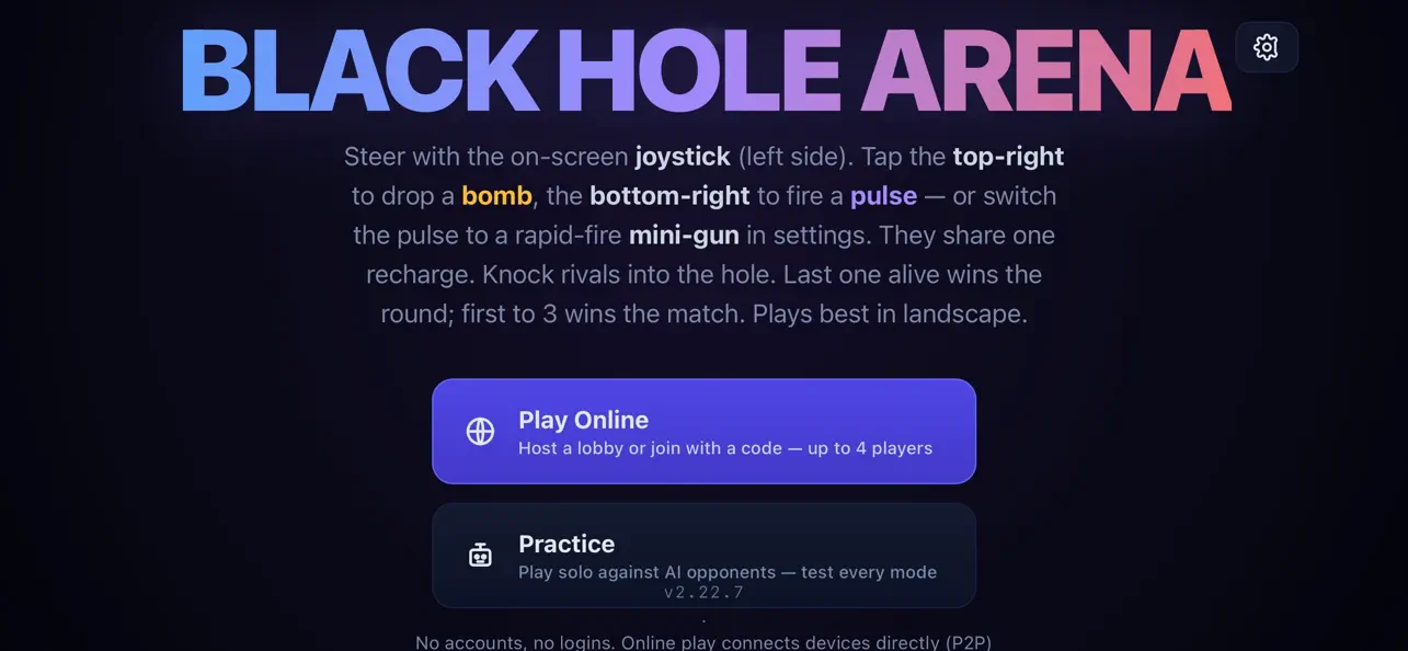 Black Hole Arena Game