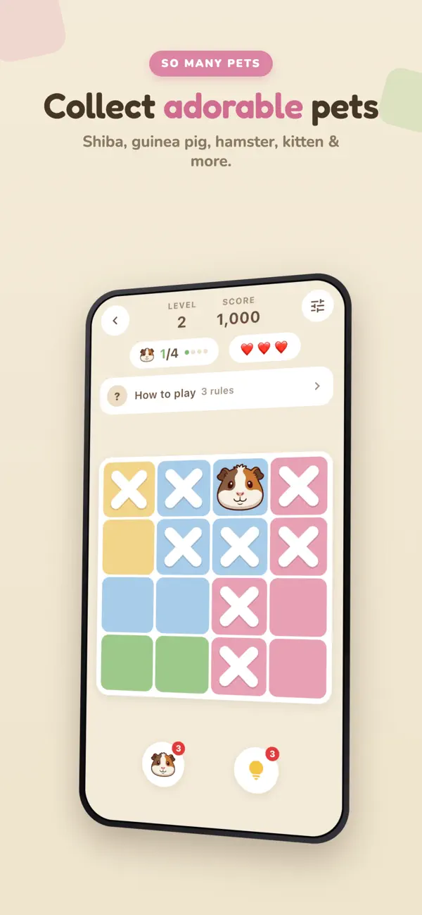 Petsdoku: Cute Logic Puzzle