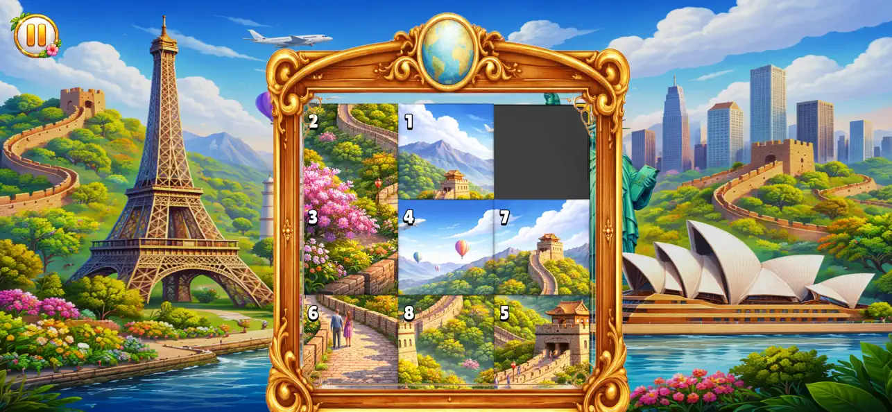 Global Landmarks Puzzle