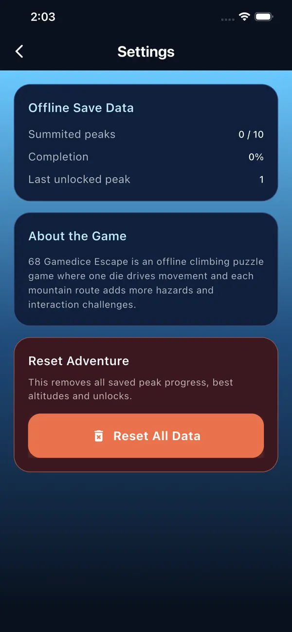 68 Gamedice Escape