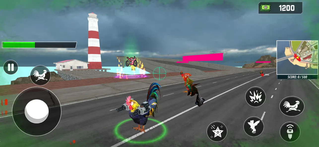 Rooster Robot Fight Game