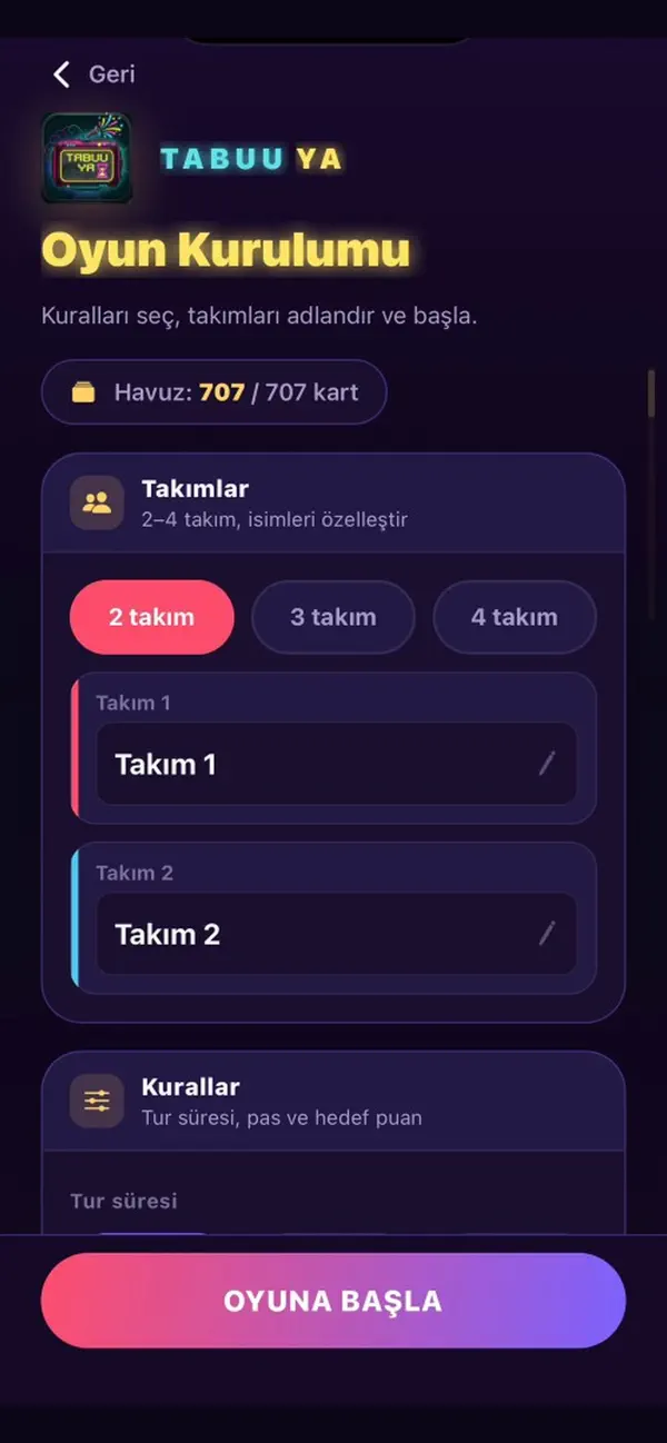 Tabu: Parti Oyunu