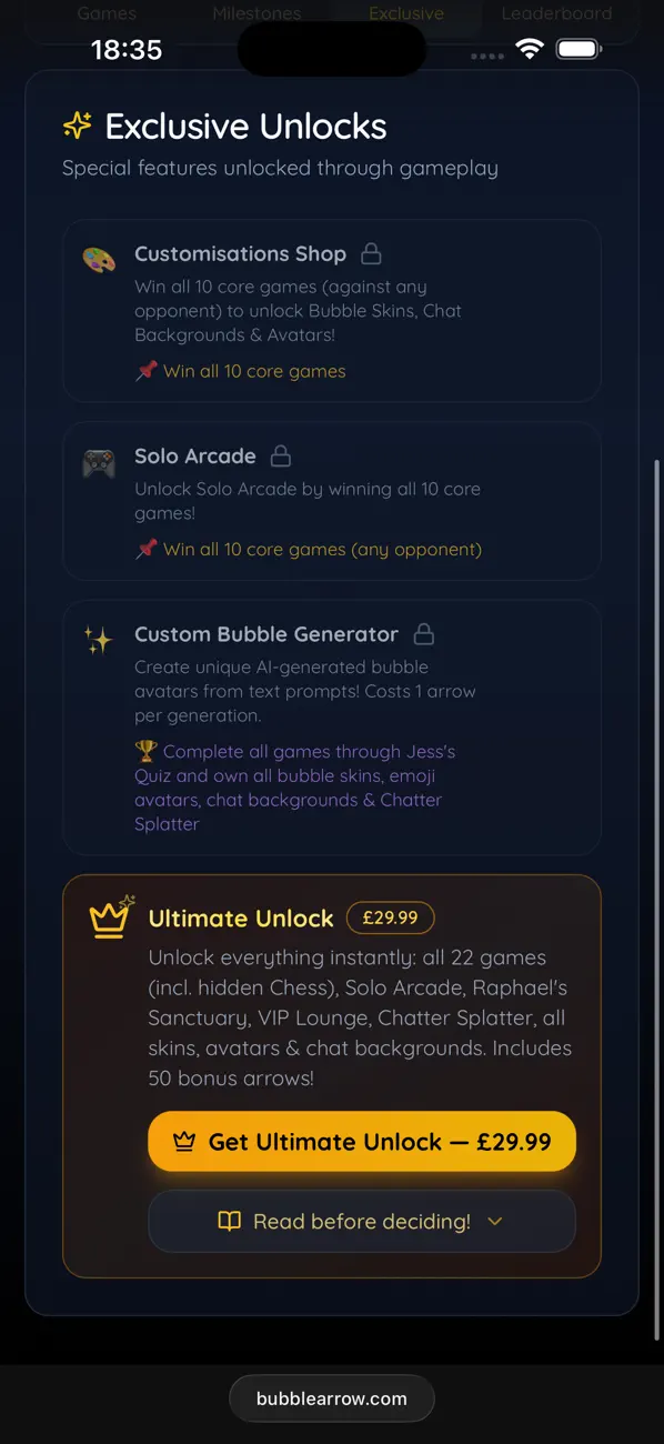 Bubble Arrow
