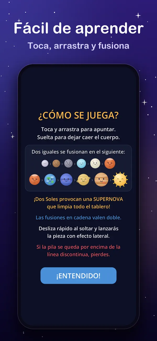 NovaPop: Fusión de Planetas
