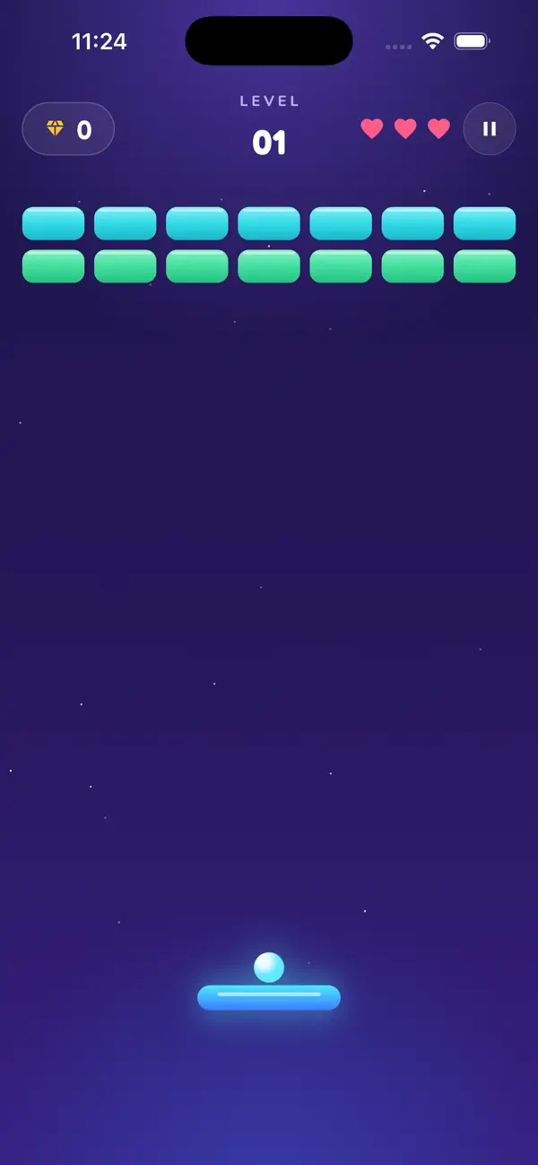 Neon Smash: Brick Breaker