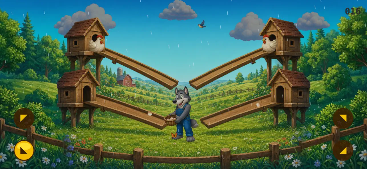 Hungry Wolf: Egg Catch