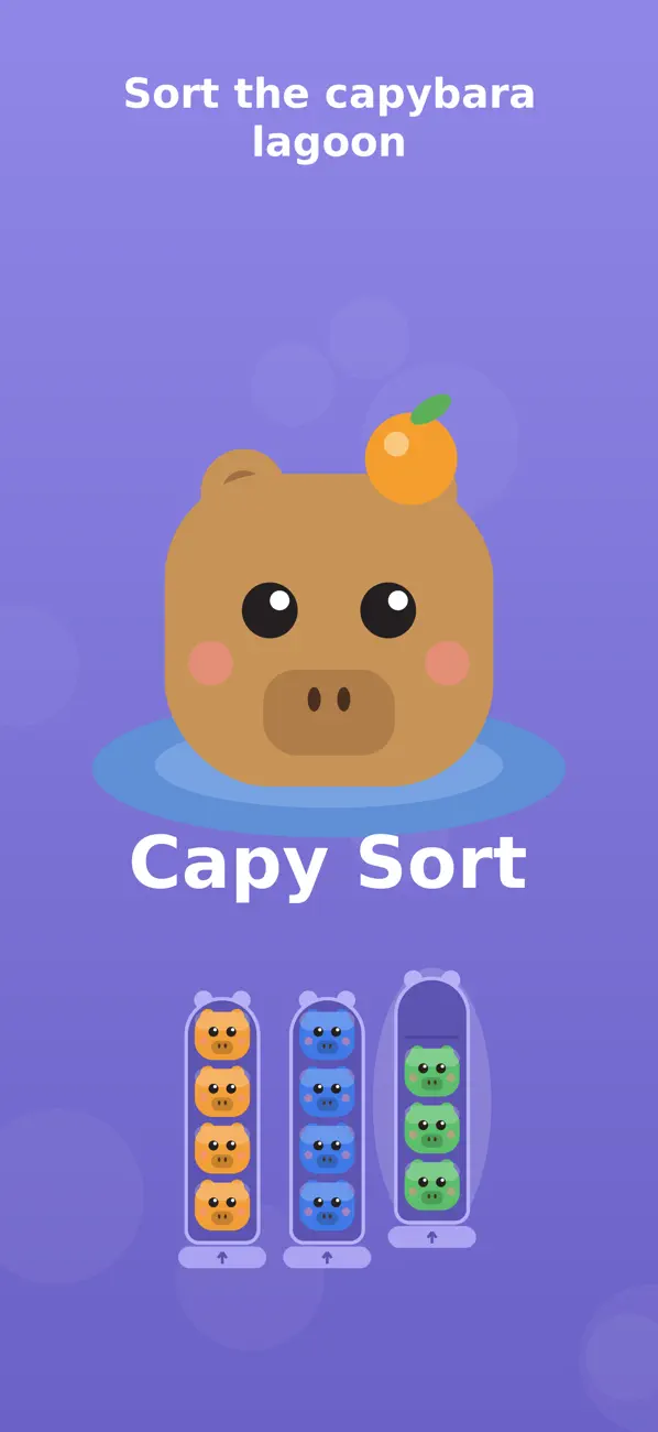 Capy Sort: Cozy Color Puzzle