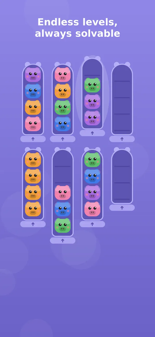 Capy Sort: Cozy Color Puzzle