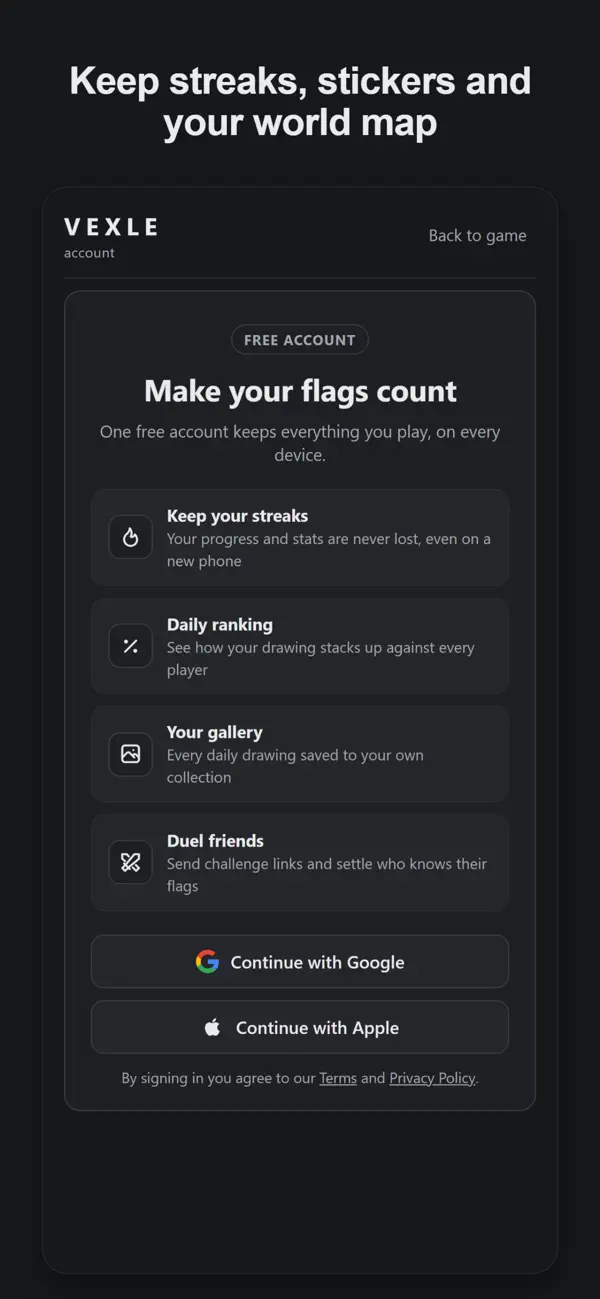 Vexle: Daily Flag Drawing