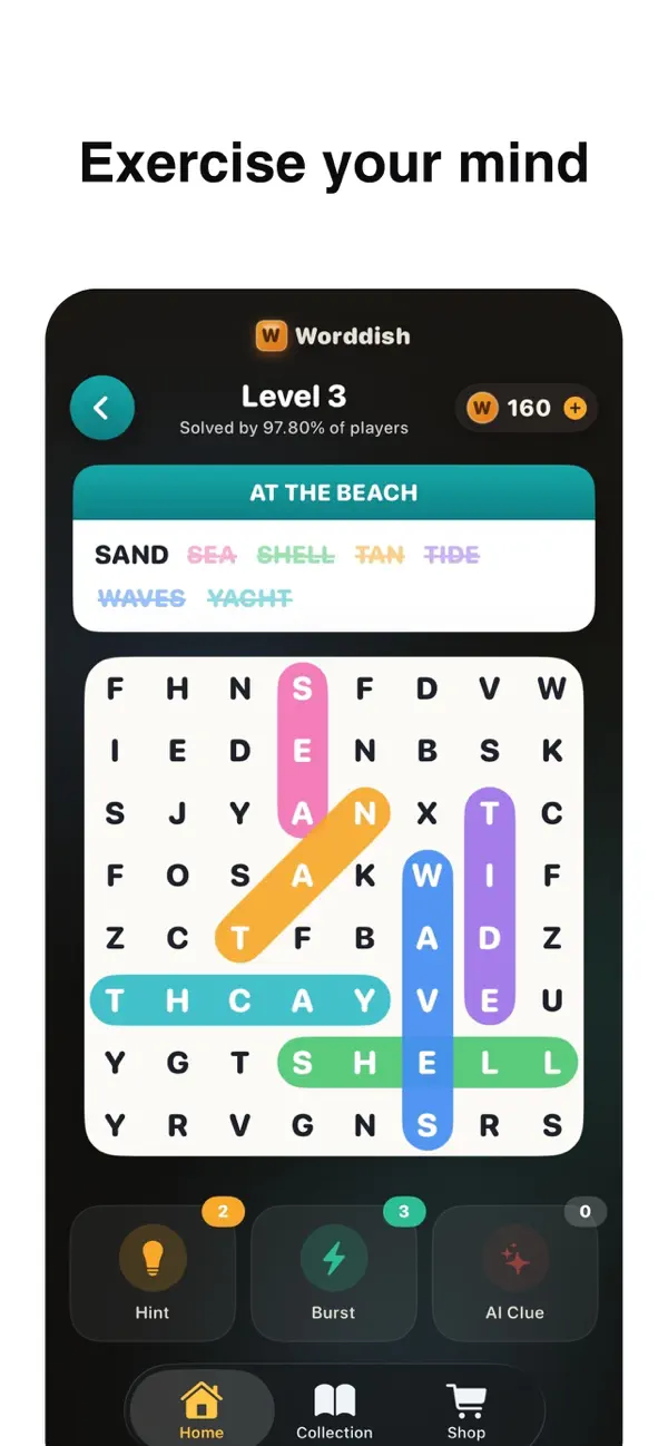 Worddish: Word Search