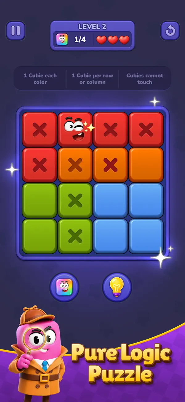 Cubedoku: Brain Puzzle Game