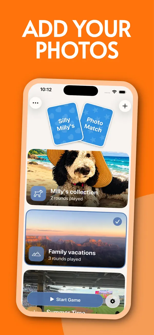 Silly Milly's Photo Match