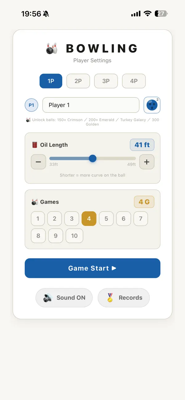 Bowling Strike：Family Game