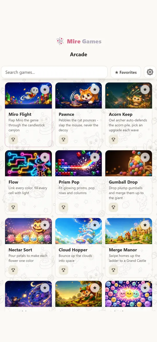 Mire Games: Offline Mini Games
