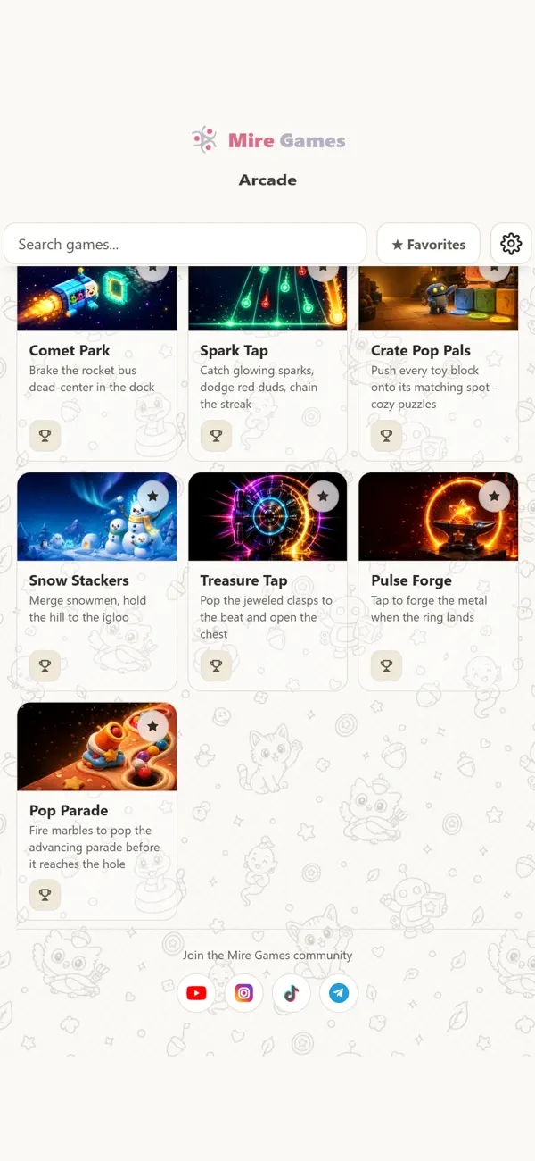 Mire Games: Offline Mini Games