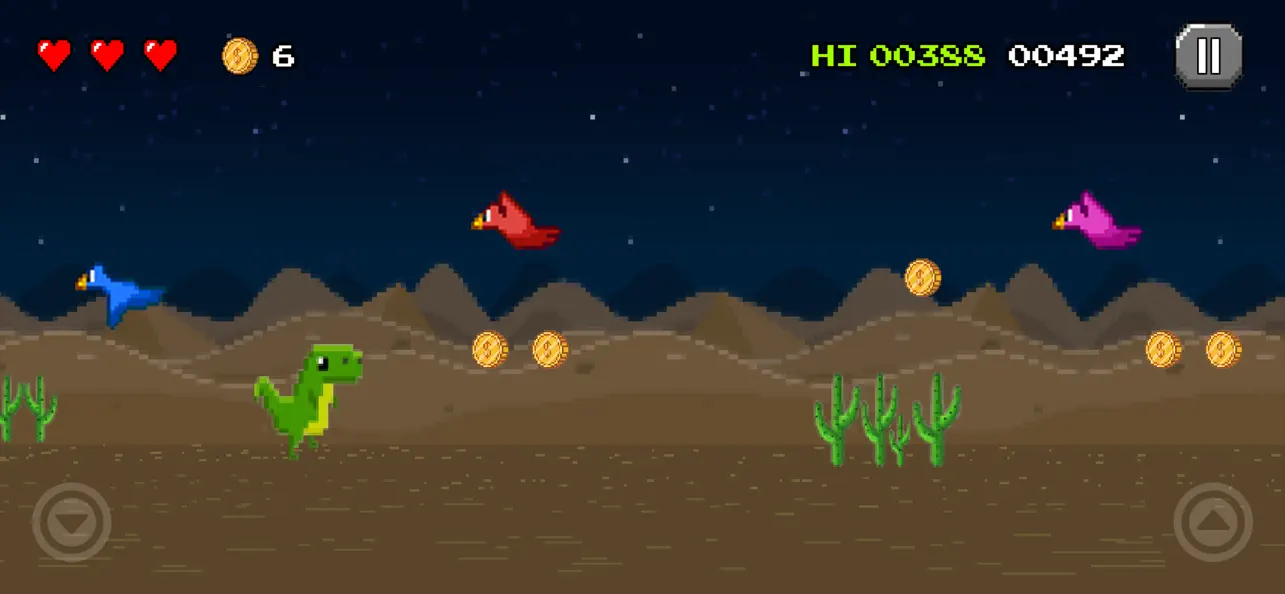 Pixel Dino Dash – Retro Runner