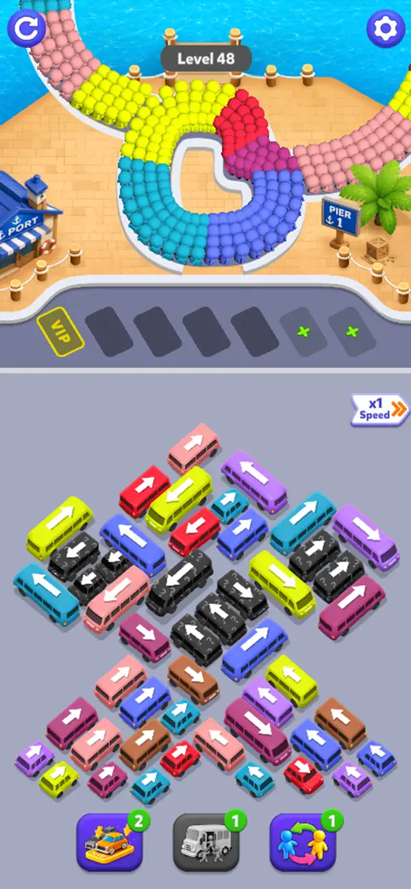 Bus Flow: Traffic Color Sort