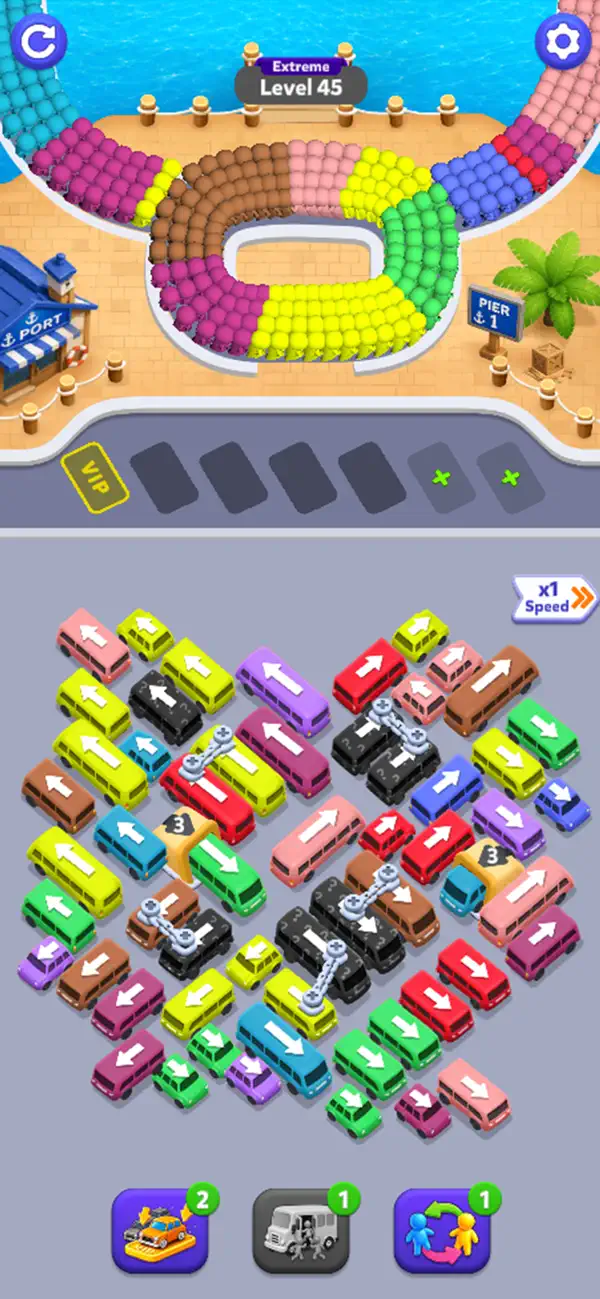 Bus Flow: Traffic Color Sort