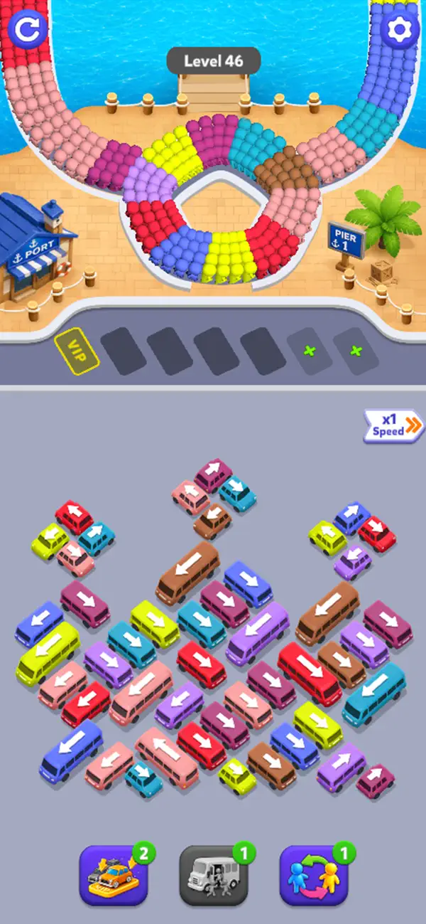 Bus Flow: Traffic Color Sort