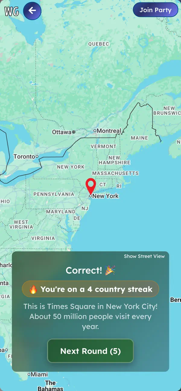 WorldGuessr Map