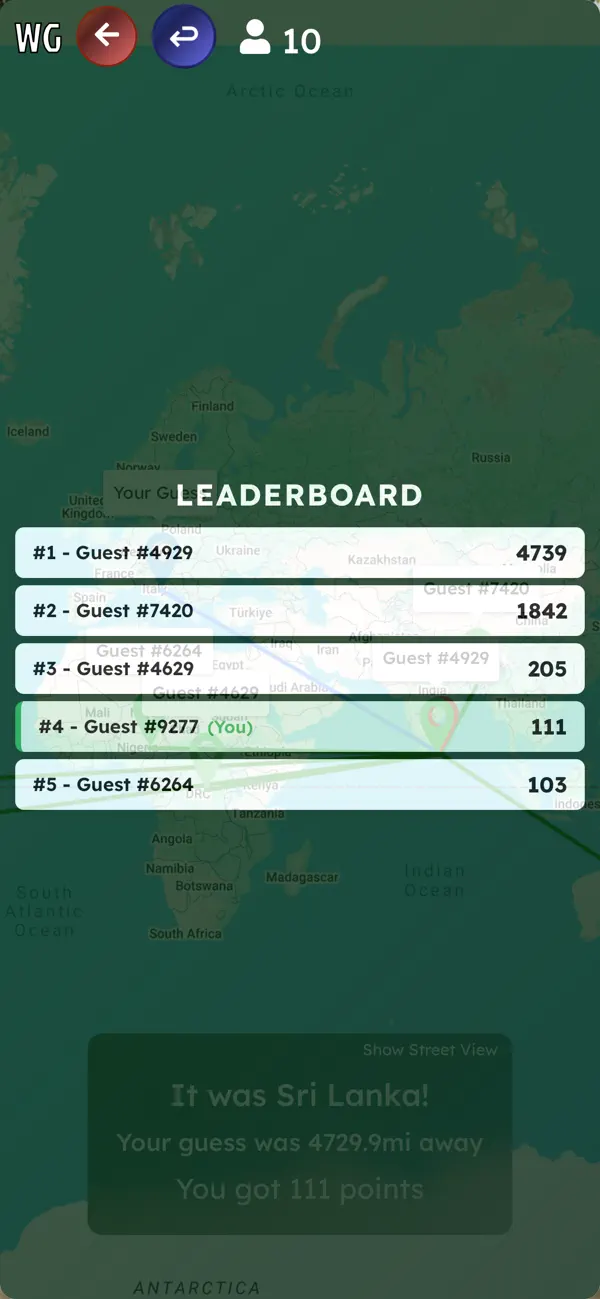 WorldGuessr Map