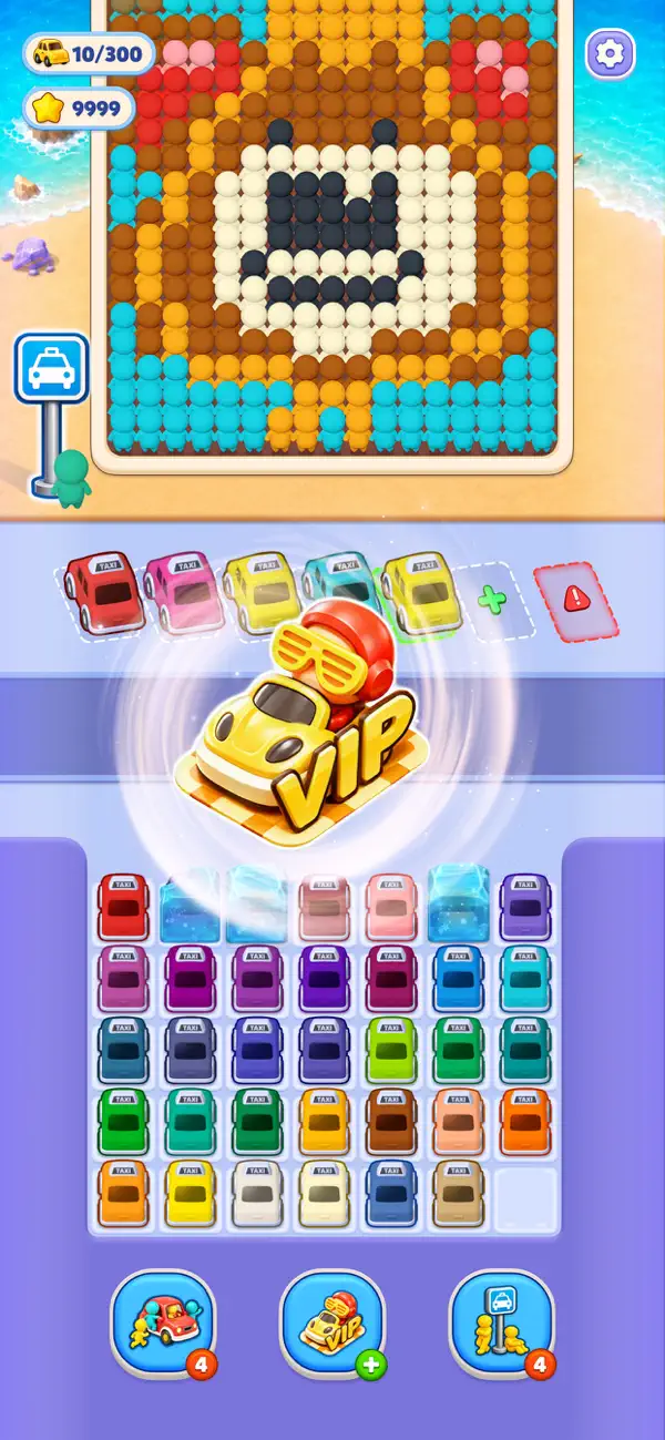 Car Queue Puzzle: Traffic Sort
