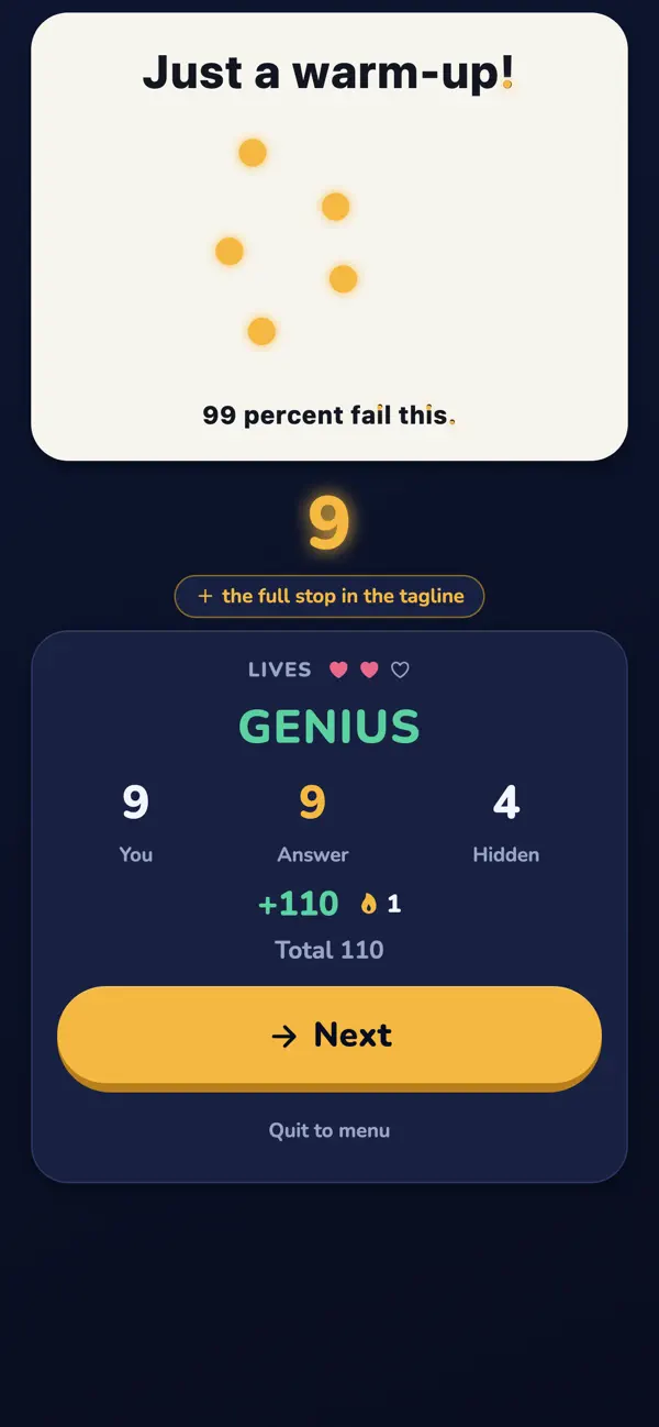 Every Dot Counts