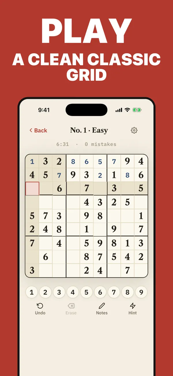 Claire's Sudoku: Daily Puzzle