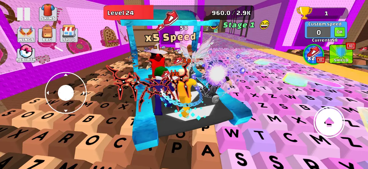 Speed Run ASMR Typeboard