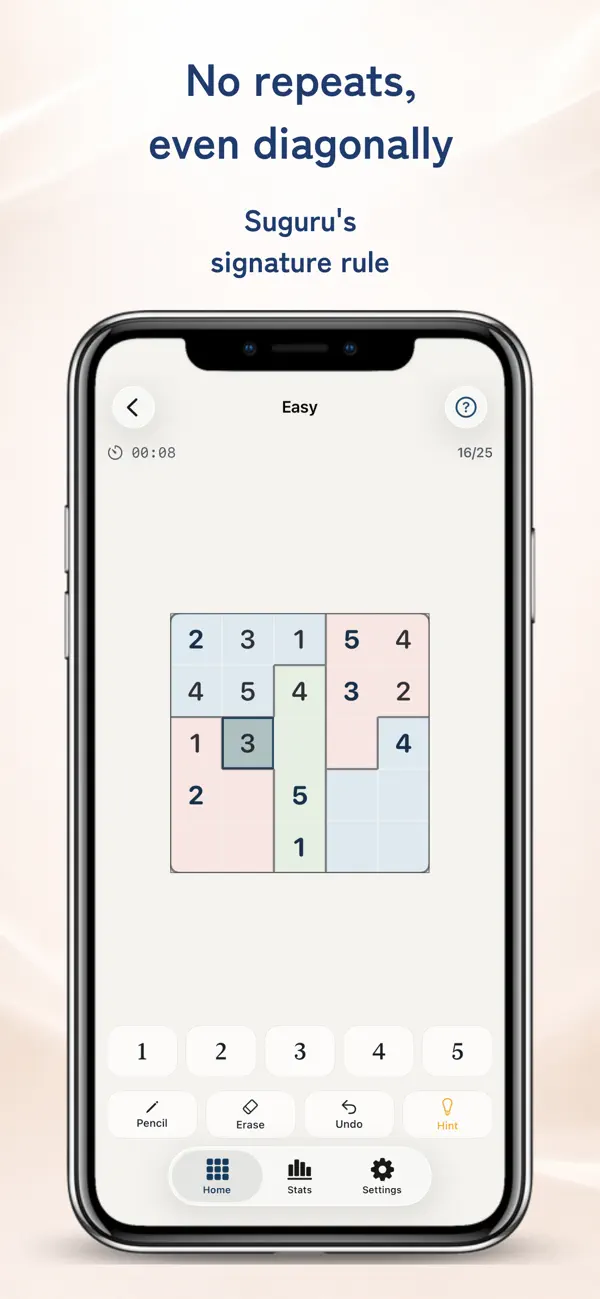 Suguru: Number Logic Puzzle