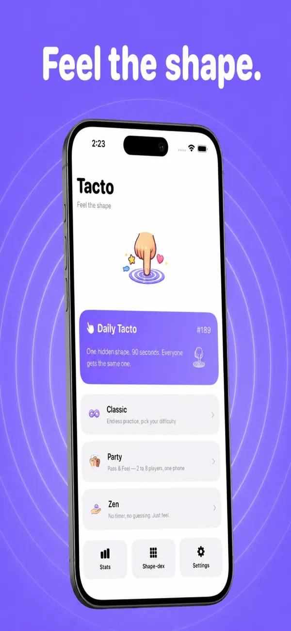 Tacto — Feel the Shape