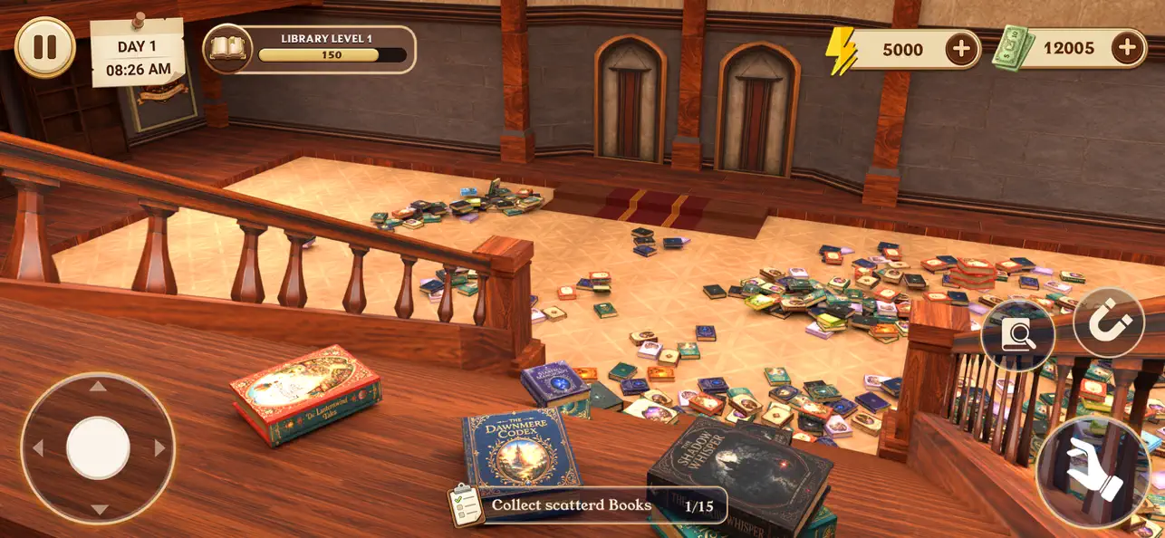 Librarian Game Tidy Up Library