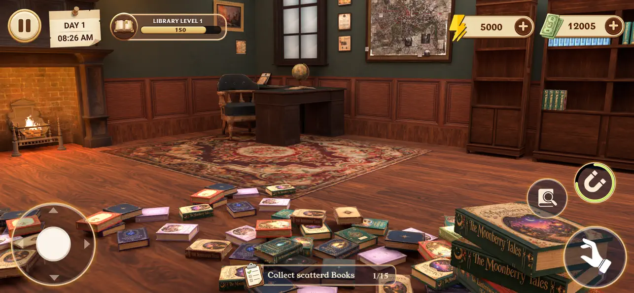 Librarian Game Tidy Up Library