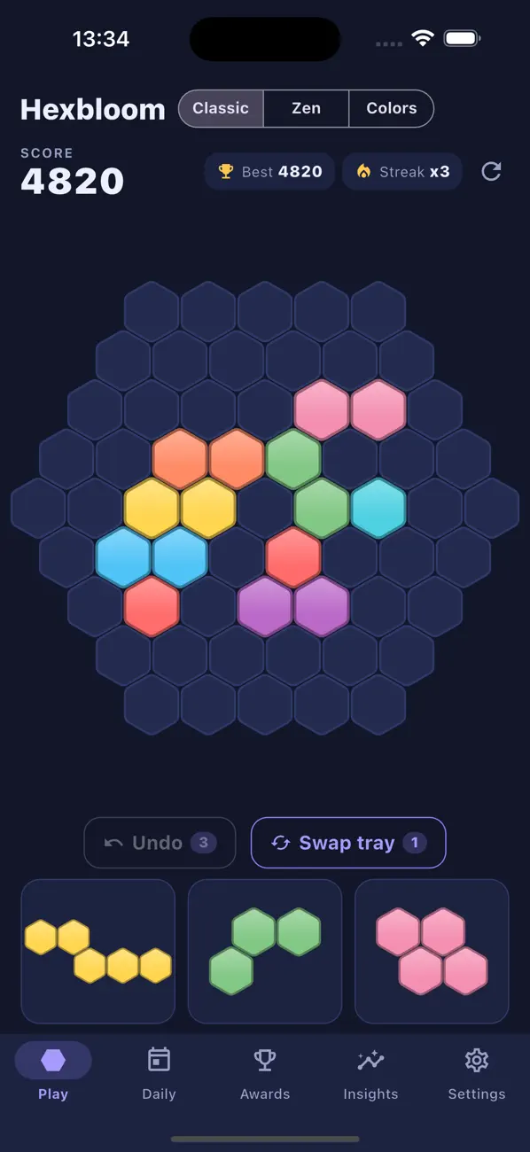 Hexbloom: Block Puzzle
