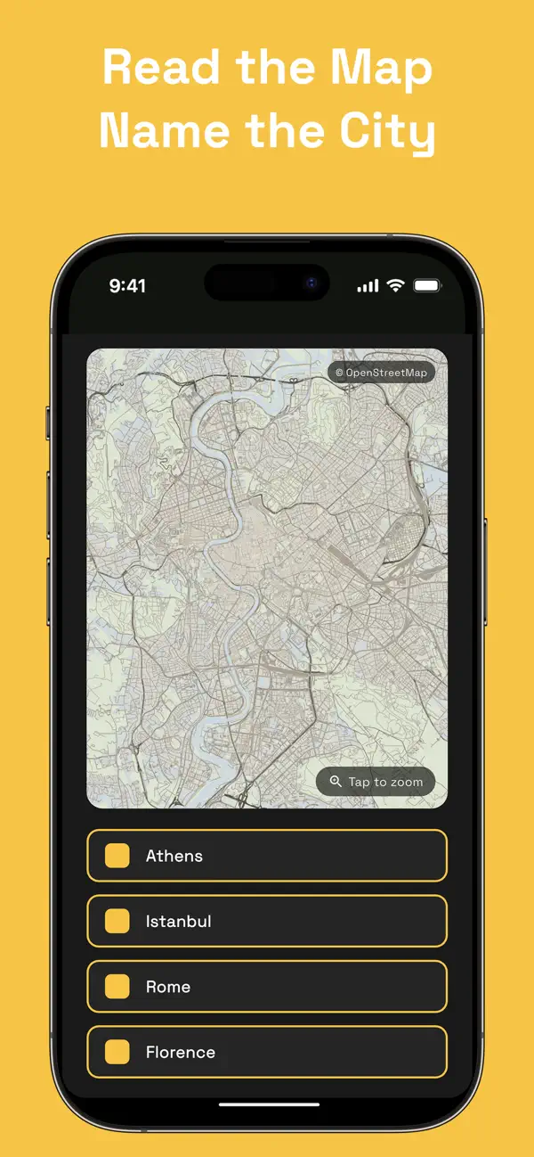 City Map Guesser