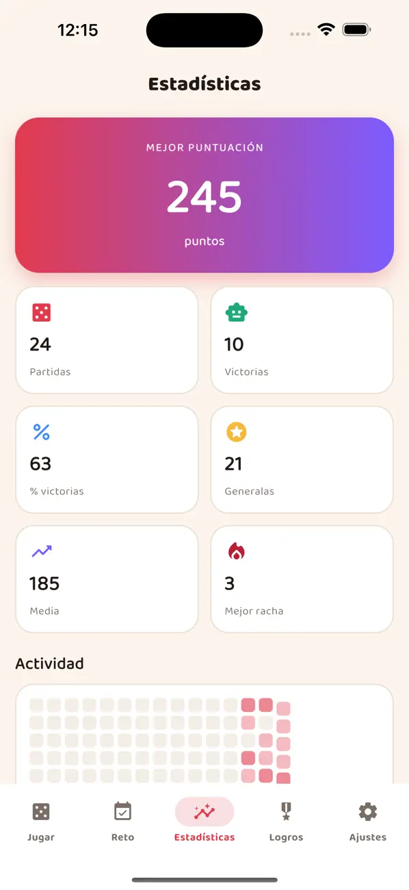 Generala: Juego de Dados