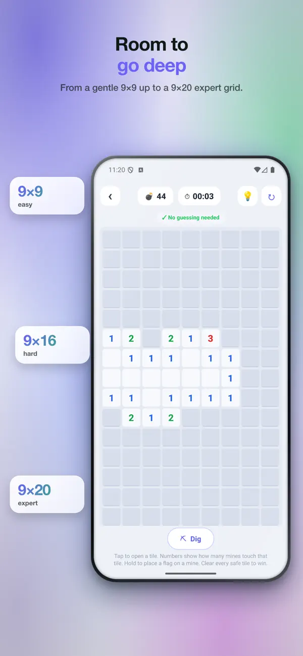 MineZen: Minesweeper
